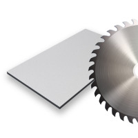 Alu Verbundplatte Zuschnitt Perlsilber M gallery