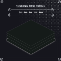 Acrylglas Platte PMMA 2mm - Schwarz/Blickdicht XT 4