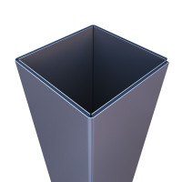 Vierkant-Profil aus 3mm Aluverbundplatte 3