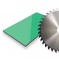 Alu Verbundplatte Zuschnitt Grün/RA gallery