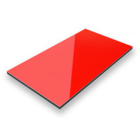 Alu Verbundplatte Zuschnitt Rot/ gallery 21_2nd