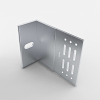 Aluminium-L-Wandhalter 85mm gallery