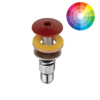 100x Balkonschrauben-Set Kopf 16 mm mit  gallery